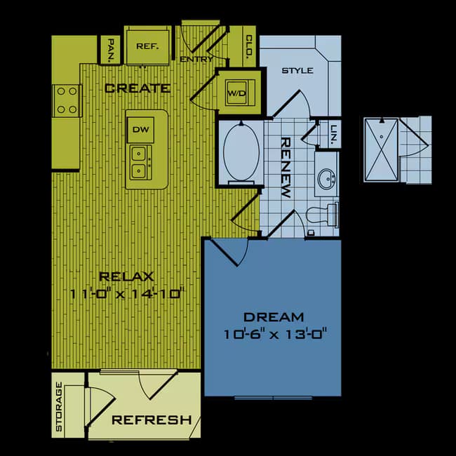 A1 2314 floor plan