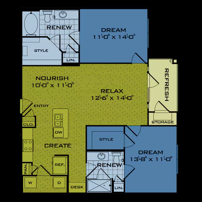 B2a 1220 floor plan