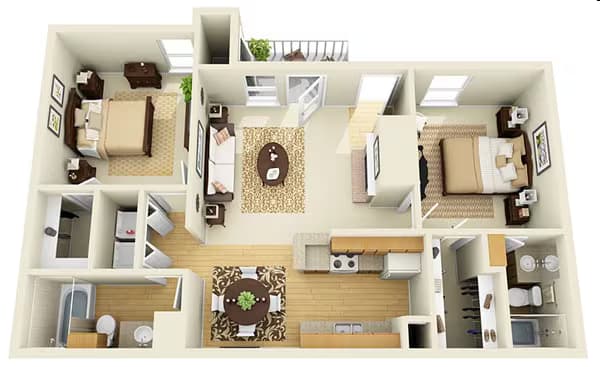 D2 308 floor plan