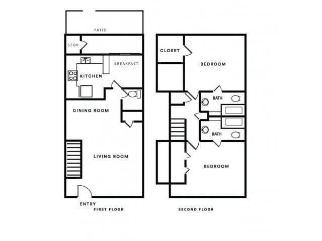 H B201 floor plan