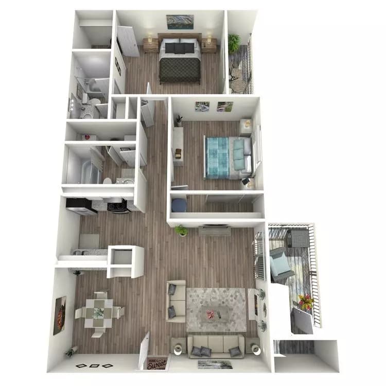 Mediterranean H102 floor plan