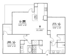 B5 1401 floor plan