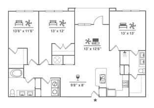 C1 2421 floor plan