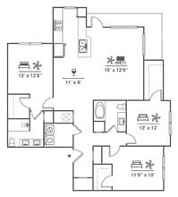 C2 1421 floor plan