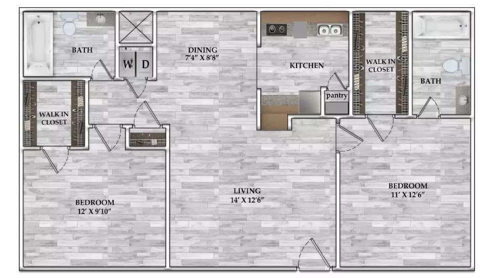 Unit 318 318 floor plan