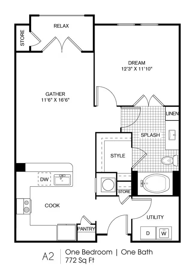 Unit 7101 floor plan