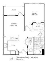 1X1 8106 floor plan