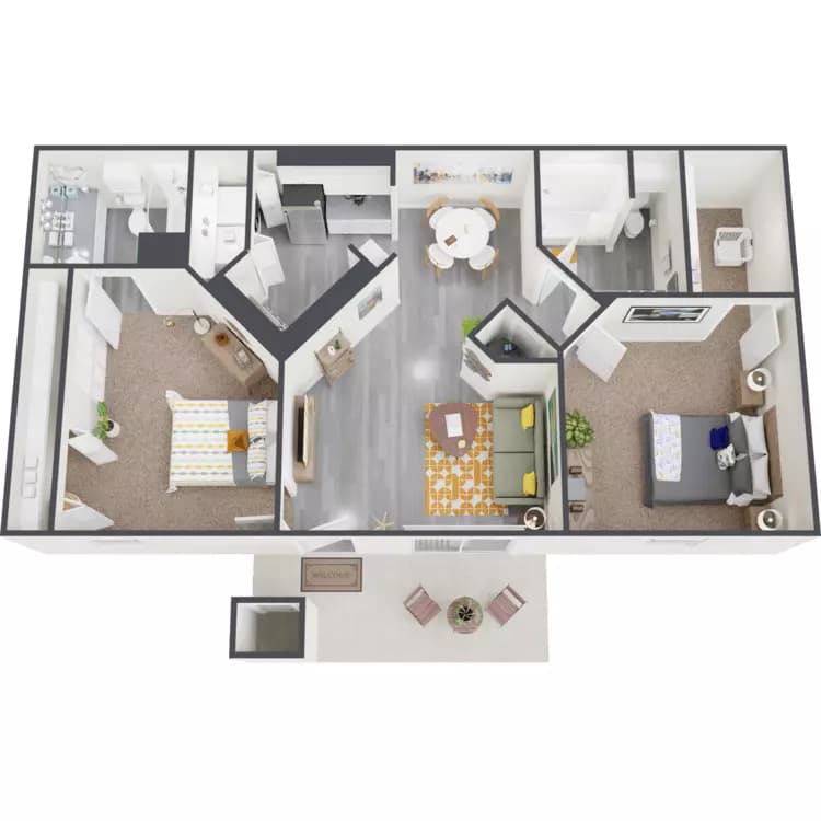 Unit 1320 1320 floor plan