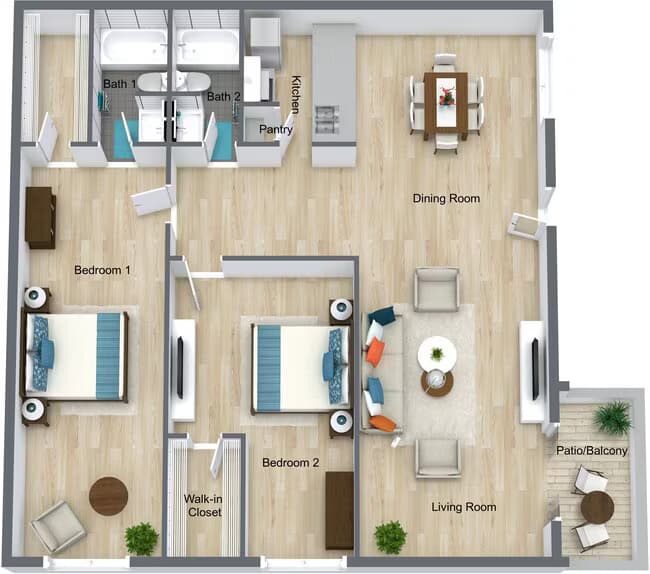 Stratford 7-224 floor plan