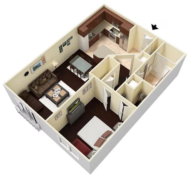 Inwood I Midrise 01-P157 floor plan