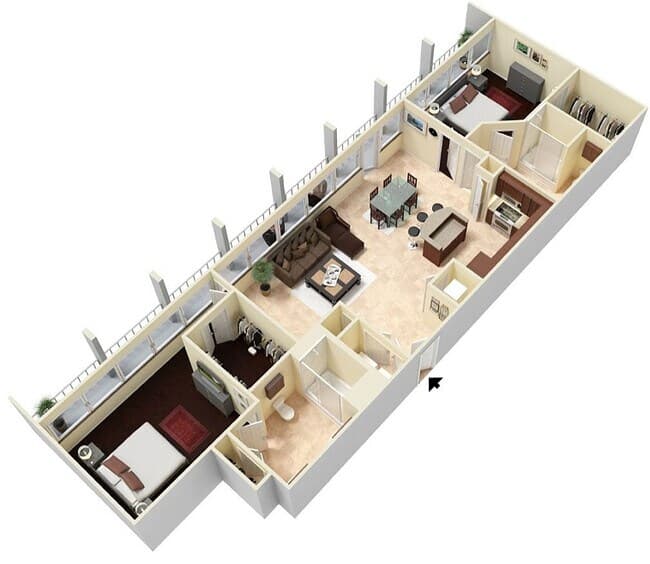 Yale Tower 01-T057 floor plan