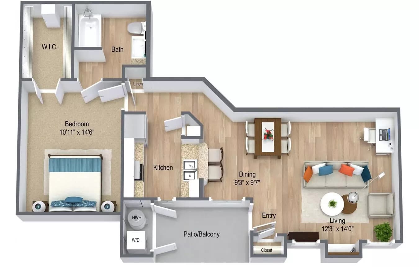 A-4 312 floor plan