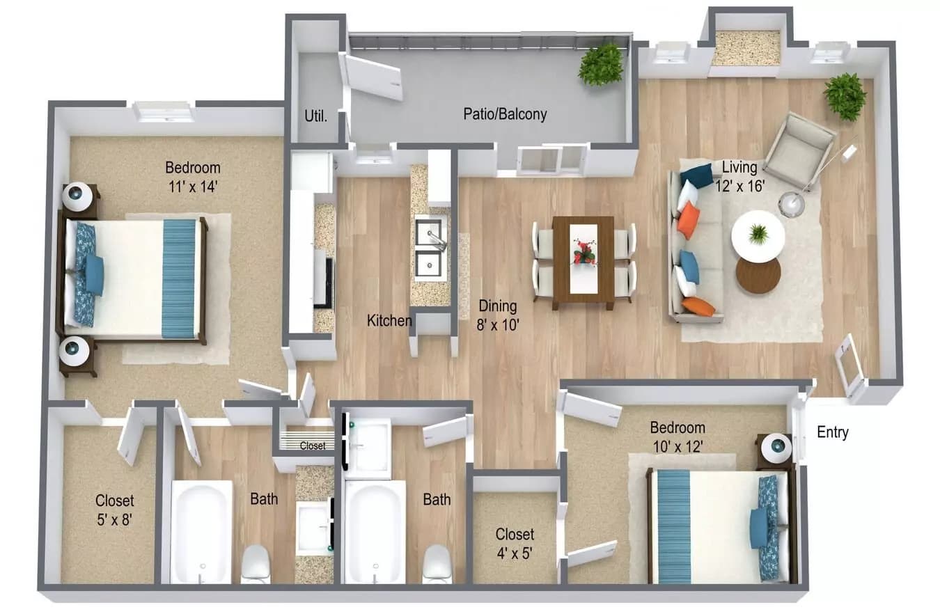 C-1 1609 floor plan