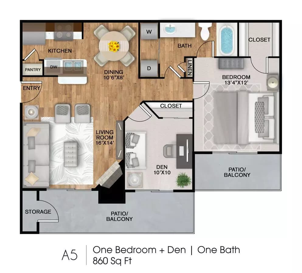 The 860 911 floor plan