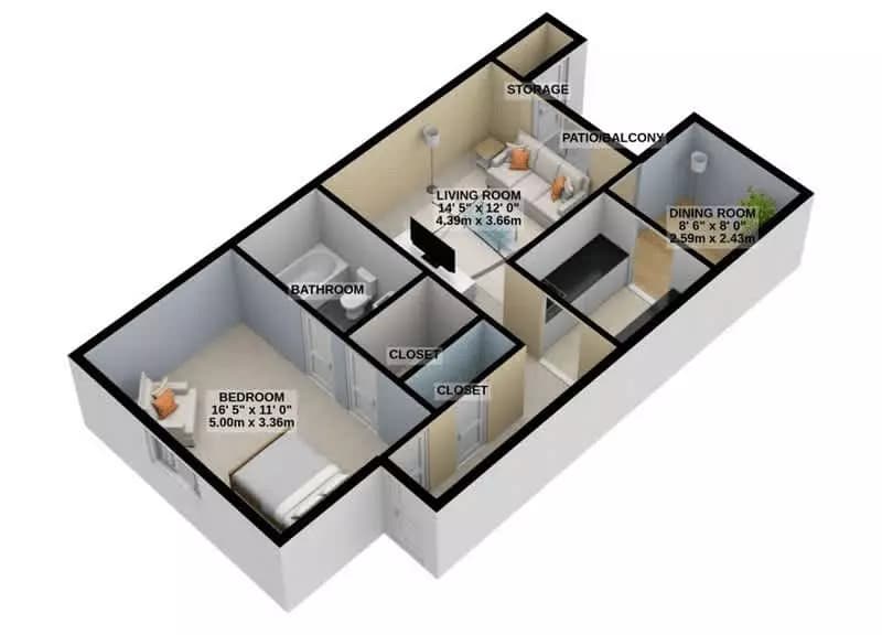 Unit 26-2608 26-2608 floor plan
