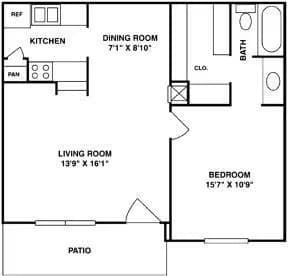 B 514 floor plan