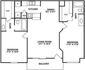 Unit 803 floor plan