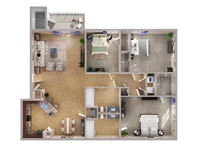 Unit 7-0724 floor plan