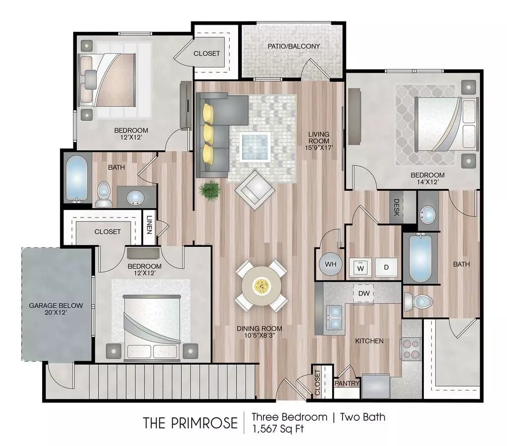 The Mockingbird - Premium Plus Upgrade floor plan