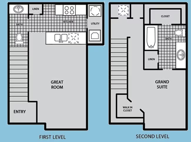 1x1.5 TH-A3 406 floor plan