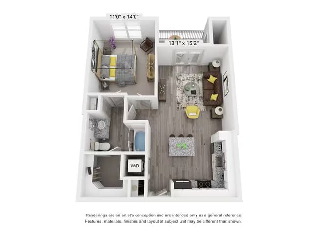 A1 1124 floor plan