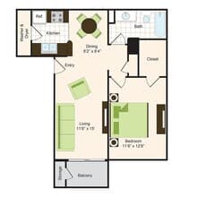 A 336 floor plan