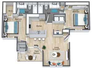 Whitney 1228 floor plan