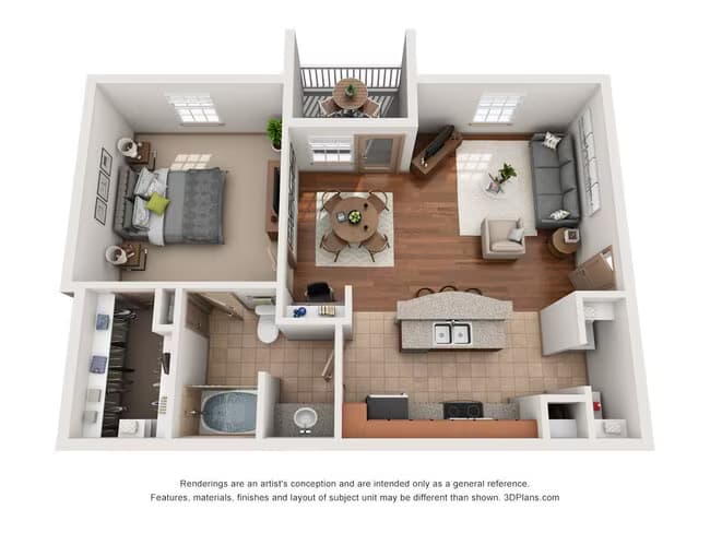 The Claremont 1225 floor plan
