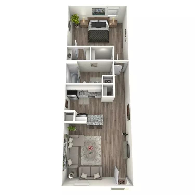 The Hubble 1505 floor plan