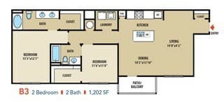 B3 7408 floor plan