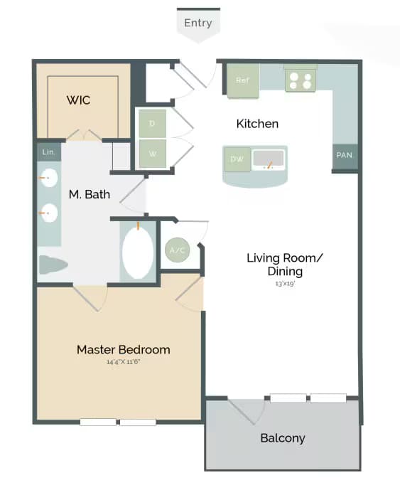 A4 1405 floor plan