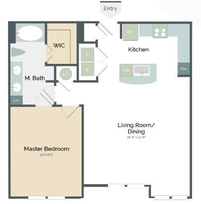 Unit 1128 floor plan