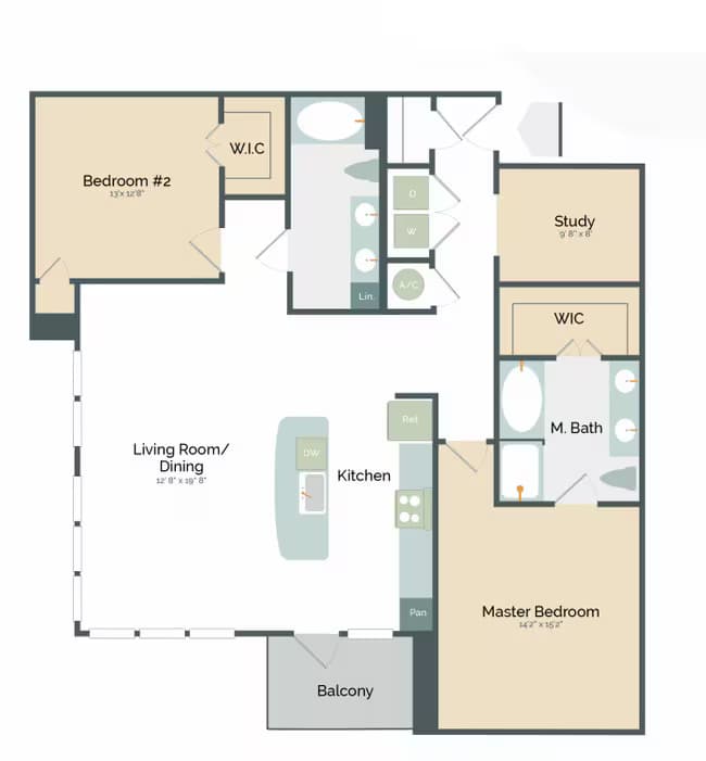 Unit 1333 floor plan