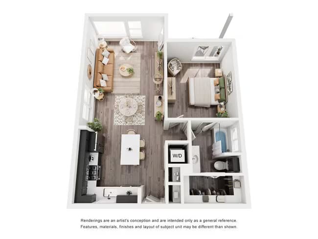 Unit 105 floor plan