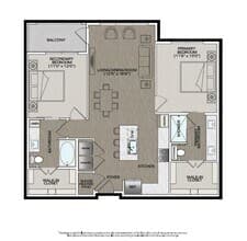 2 Beds • 1 Bath 1427 floor plan