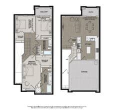 Tuscany Townhome floor plan