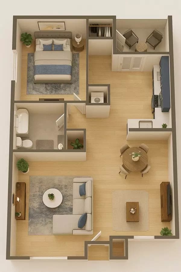 Unit 1208 1208 floor plan