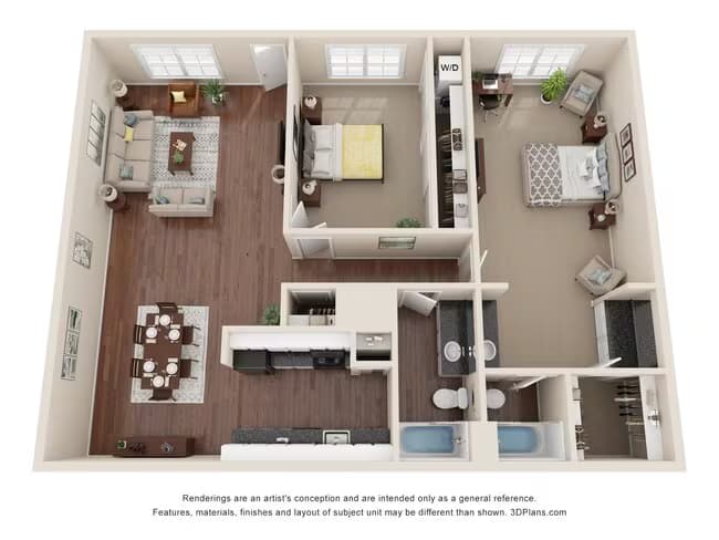Unit 1504 floor plan