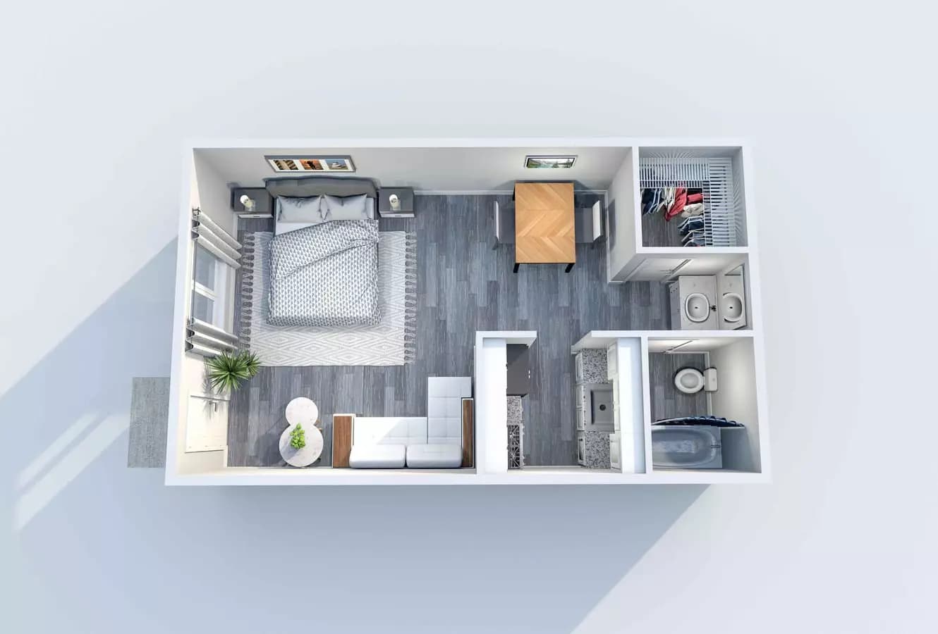 E 716 floor plan