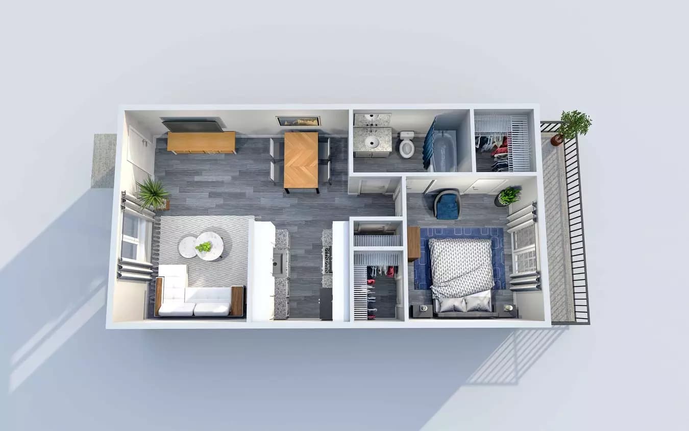 A4 1x1 419 floor plan