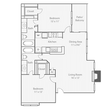 B2 0214 floor plan