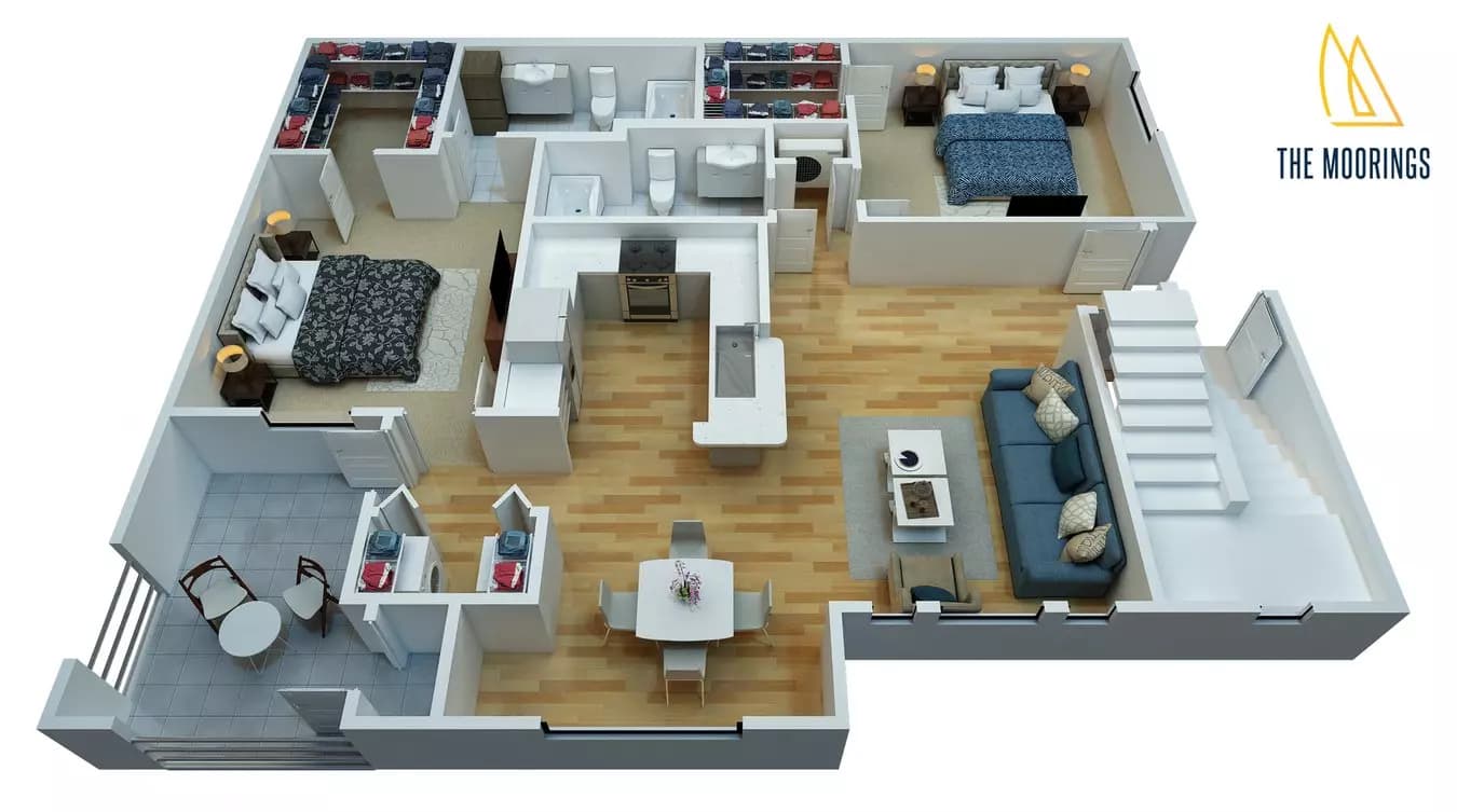 2-C 0628 floor plan