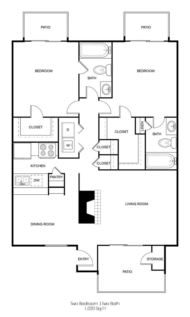 Taylor 185E floor plan