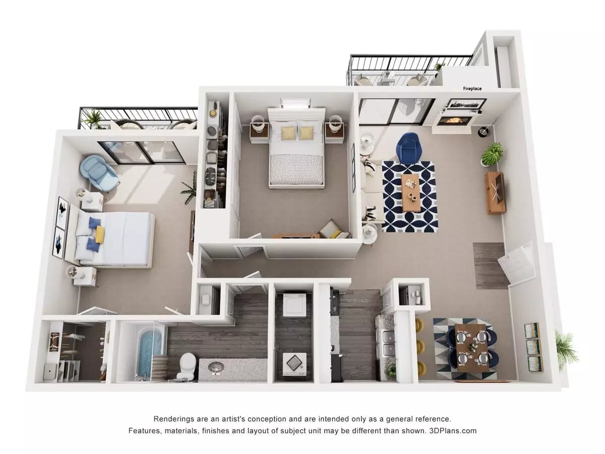 Apartment 1203 floor plan