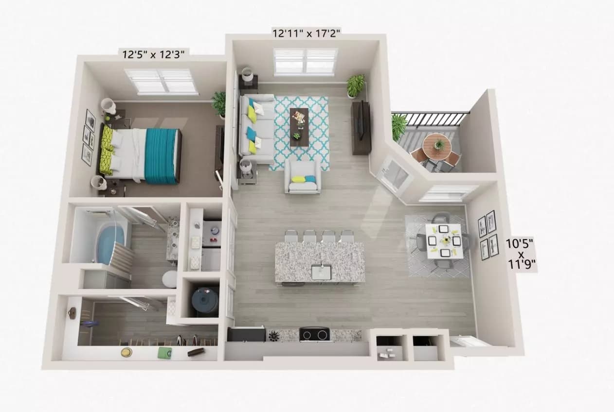 Peninsula 822 floor plan
