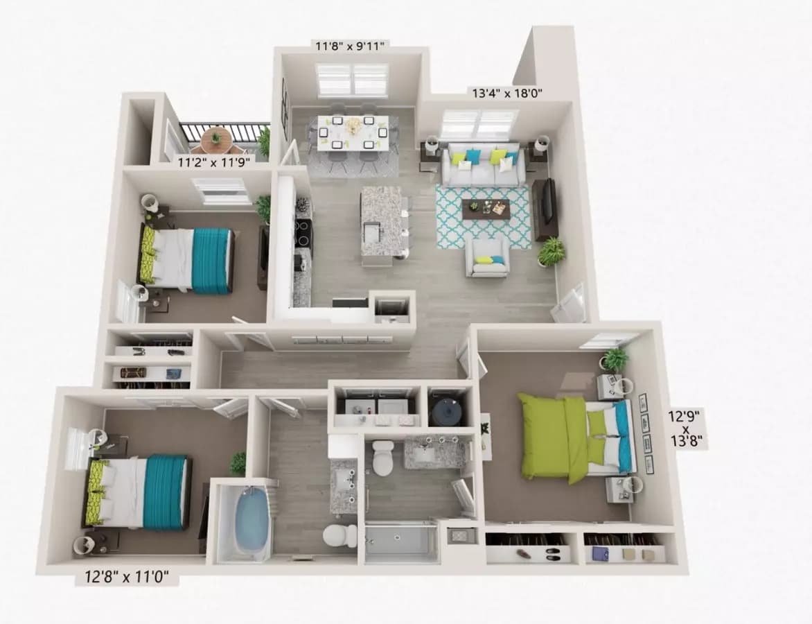 Harbor 1614 floor plan