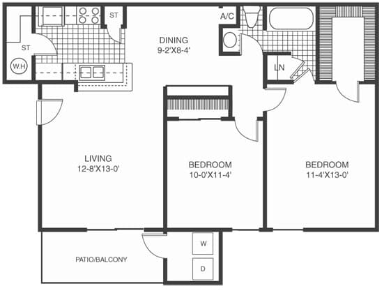 B1 504 floor plan