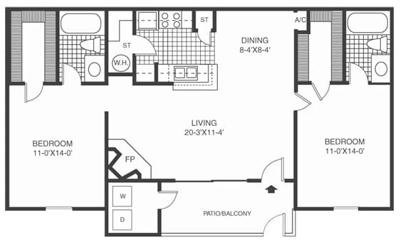 B2 1124 floor plan