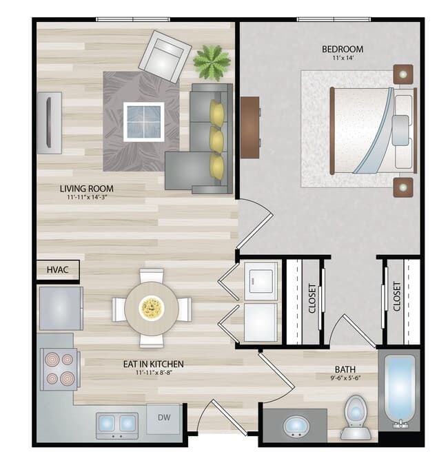 A1 1214 floor plan