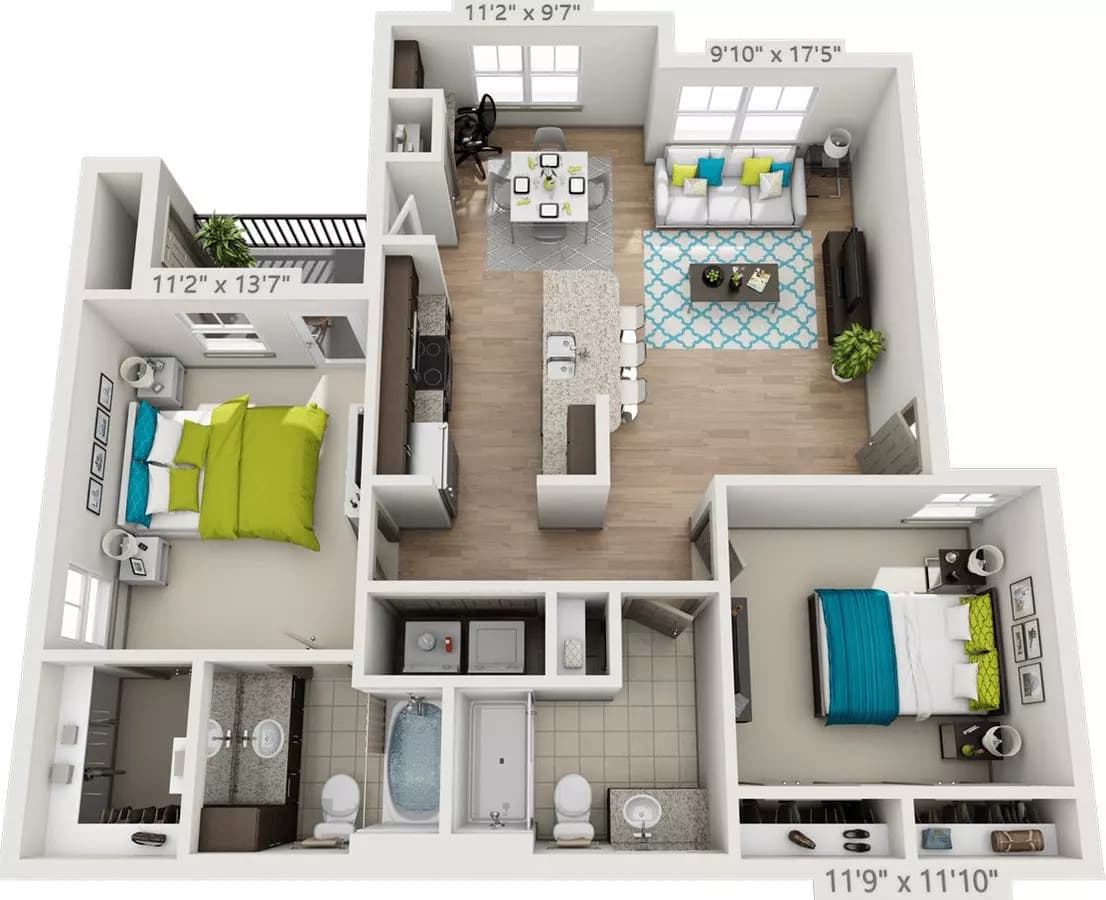 B4 1426 floor plan